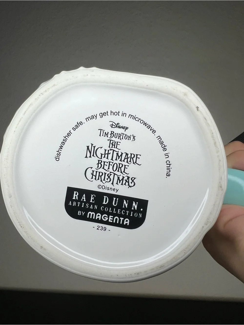 NEW Rae Dunn x The Nightmare Before Christmas Zero Halloween Mug